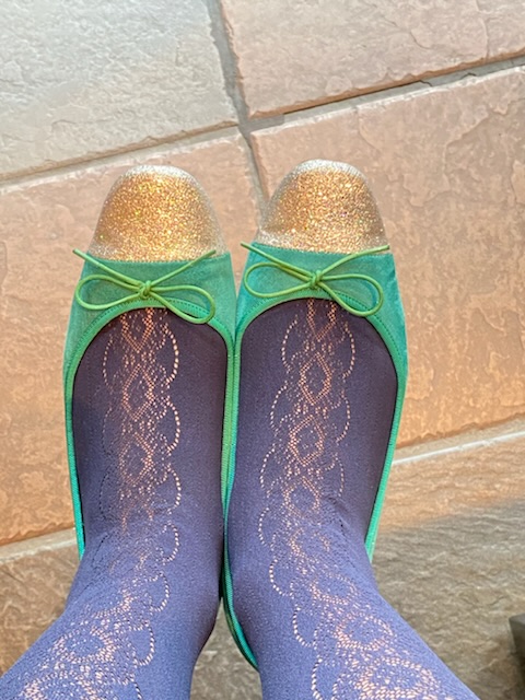 フラット バレエシューズ （ブルー スエード） -Emma Francis / エマ