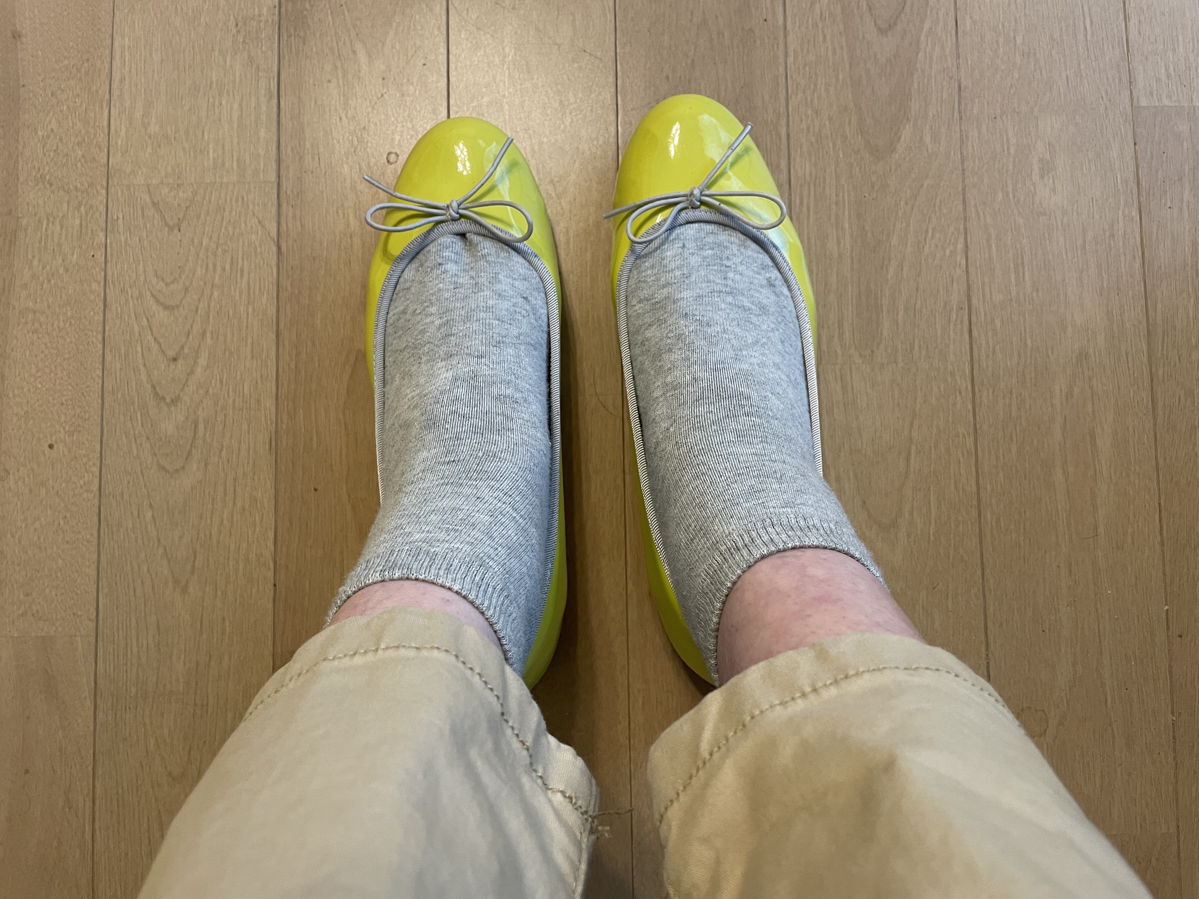 フラット バレエシューズ （パイソン柄 スムース） -Emma Francis