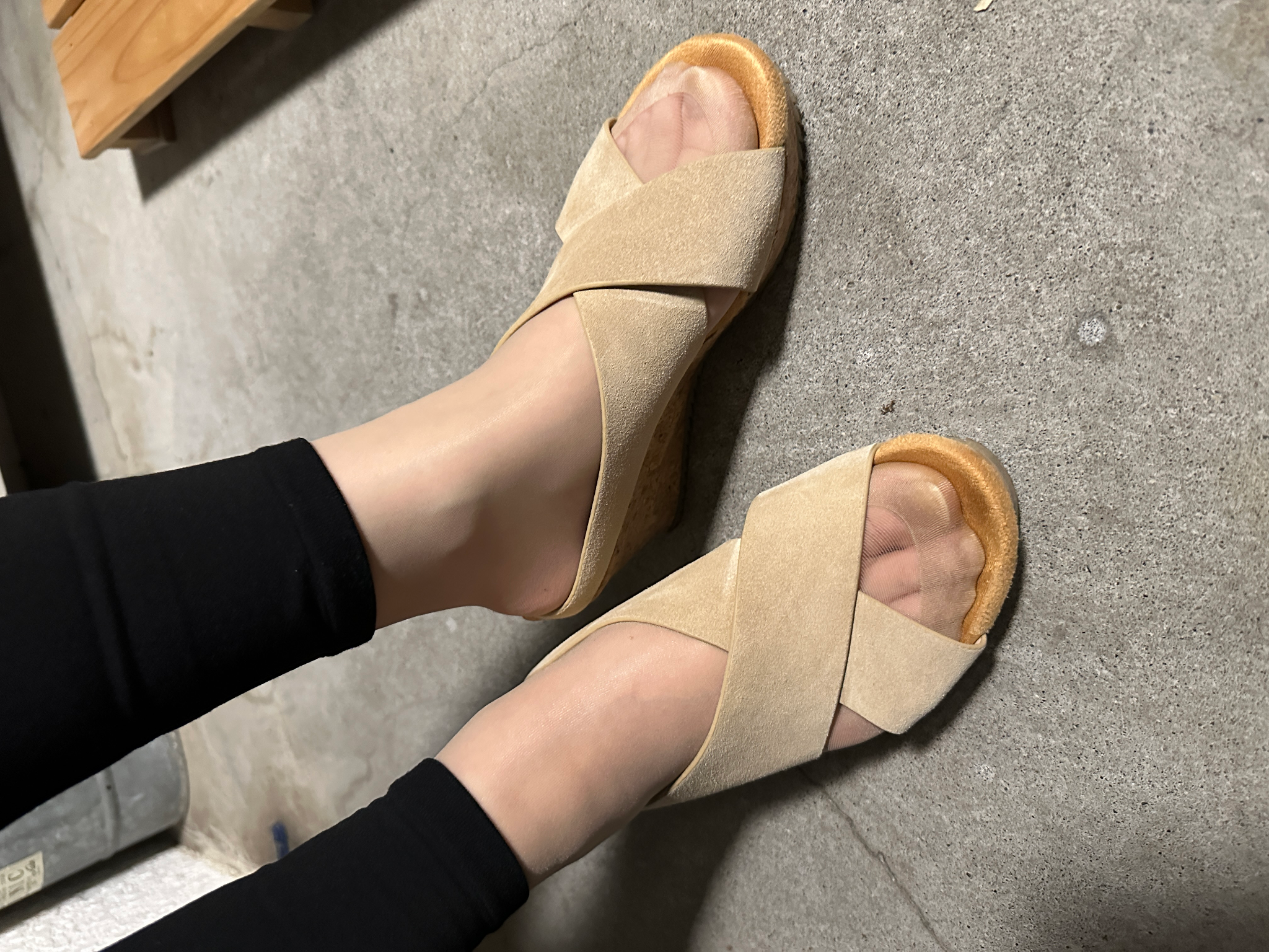 JACQUEMUS サンダル　箱・袋・替えソール付き miniministore ウェッジソール 厚底サンダル 履きやすい