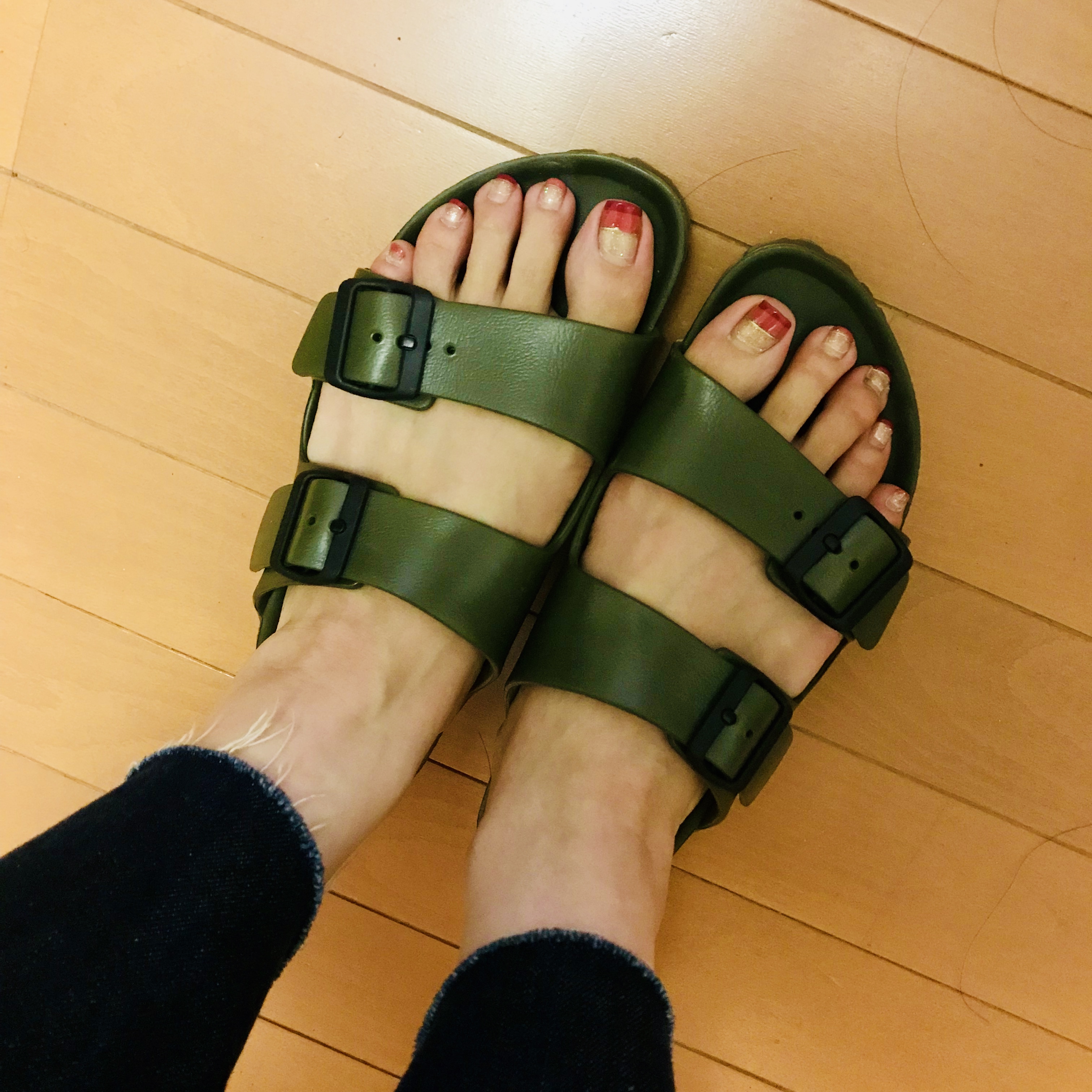 ナチュラルネイビー 定価約7万 BIRKENSTOCK RANDOM IDENTITIES