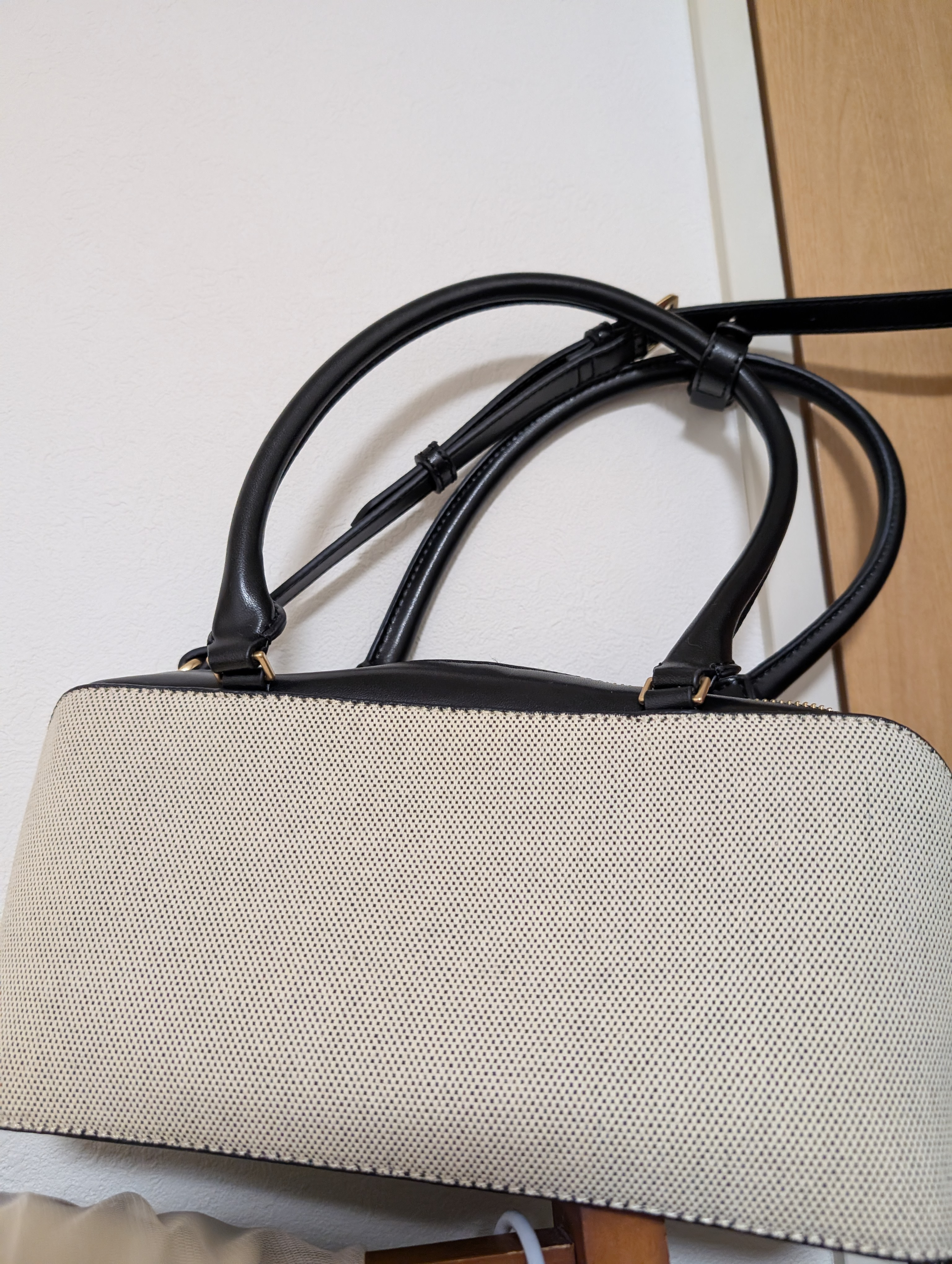 CHARLES & KEITH Wisteria ウィステリア キャンバスイロンゲイトトート 