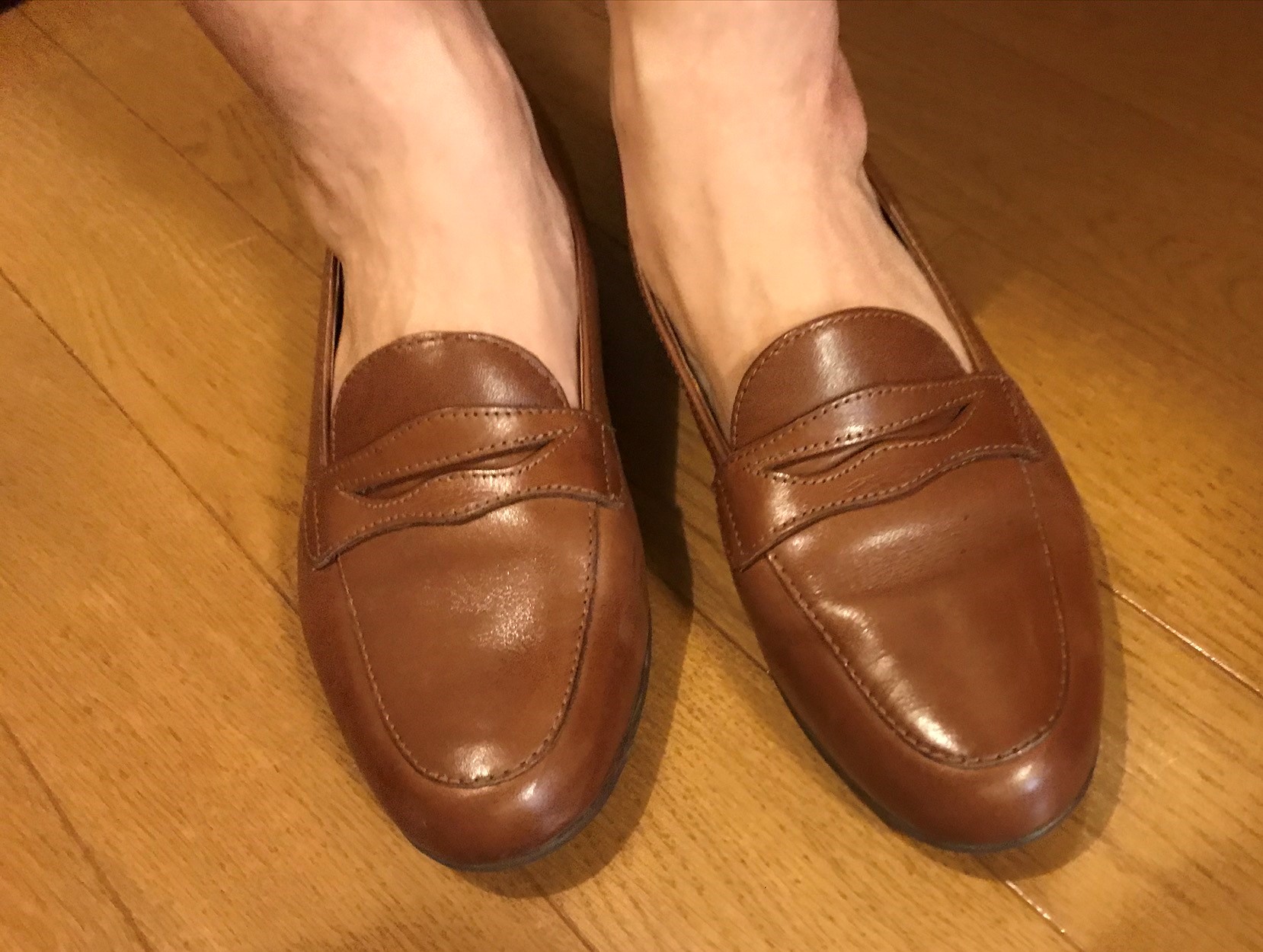 クラークス　新品　レザー ローファー　23.5㎝ アンブラッシュゴー クラークス 新品 レザー ローファー 23.5㎝ アンブラッシュゴー