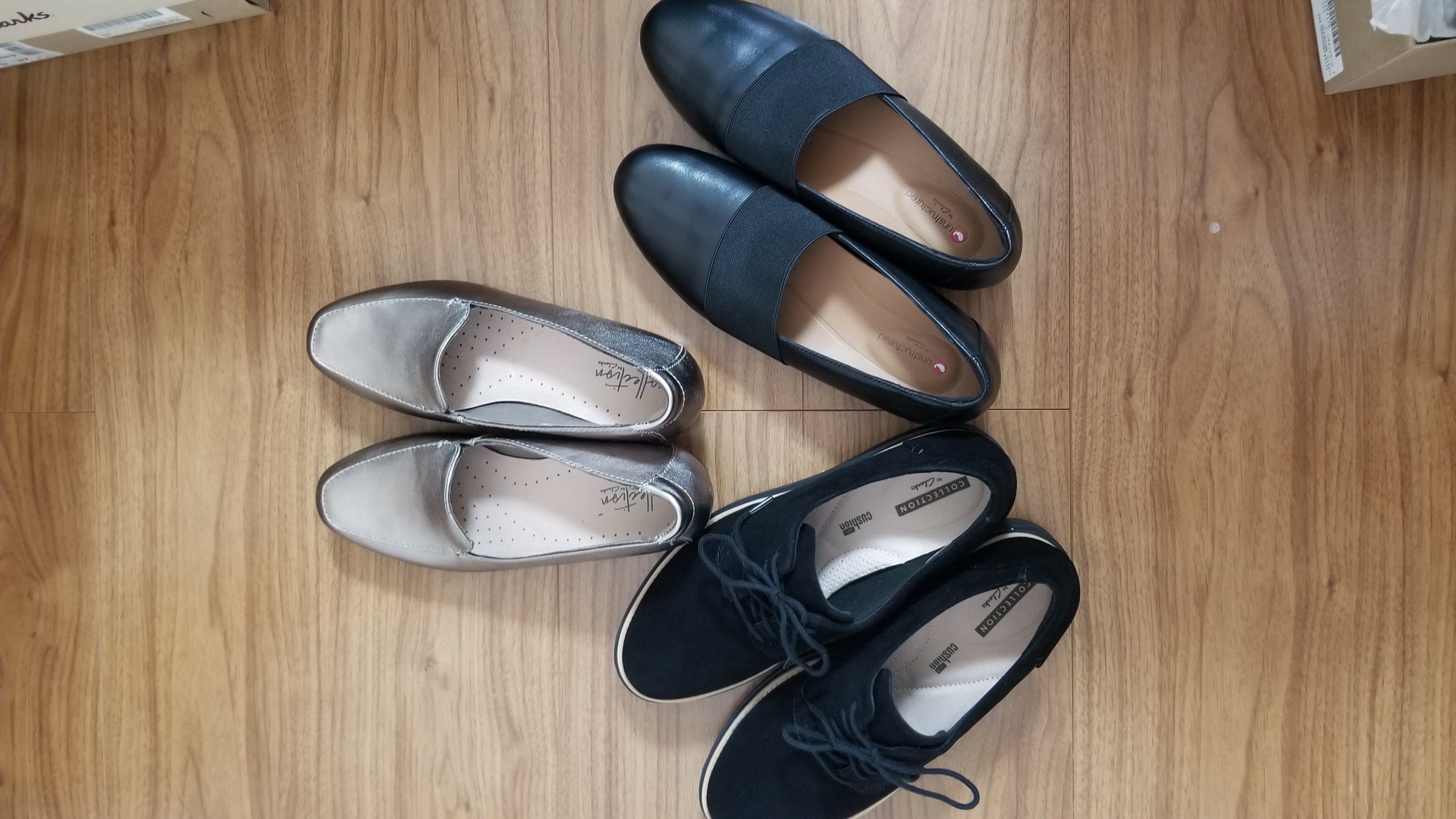 Clarks Un Blush Lo / アンブラッシュロー （ブラックレザー