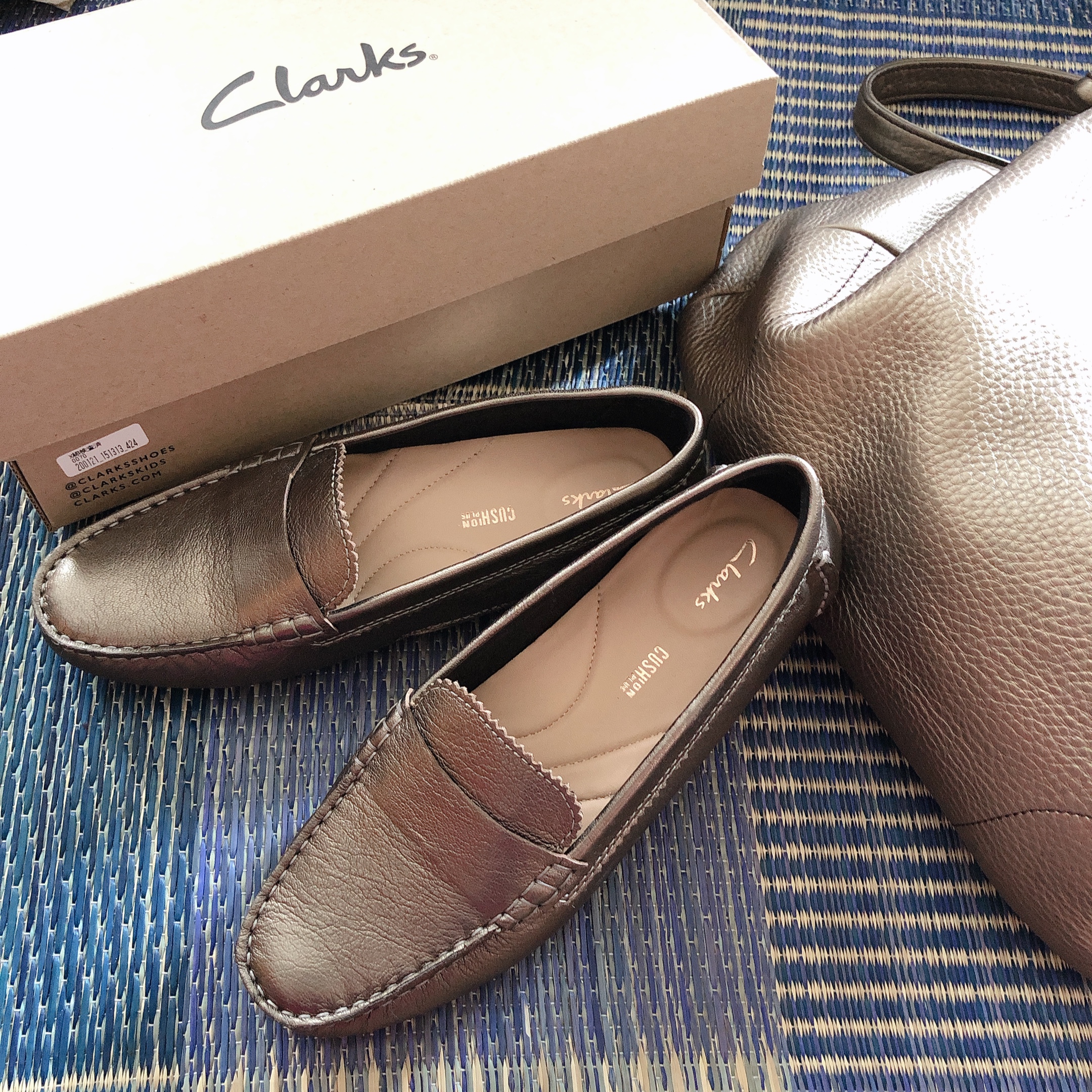 Clarks 【ネット限定】C Mocc / シーモック （ストーンメタリック） -アウトレット通販 ロコレット (LOCOLET)