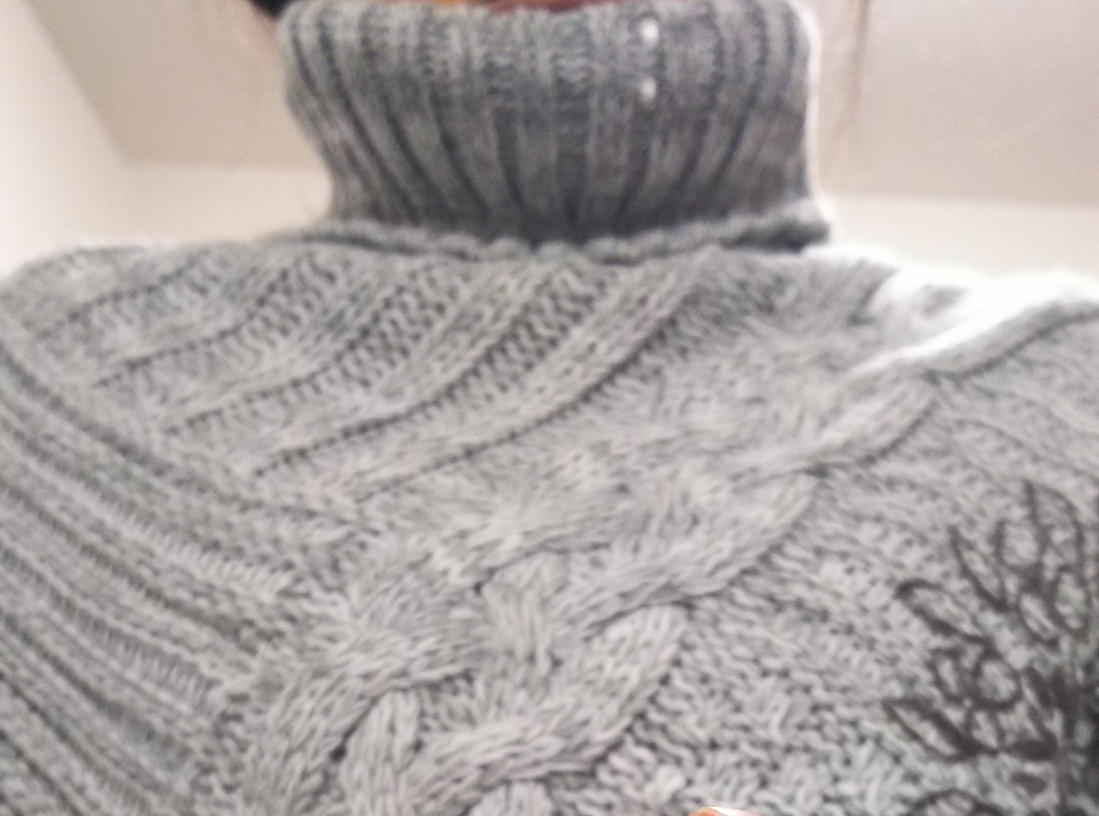 デシグアル Desigual KNITTED PONCHO_SOFT （GRAY
