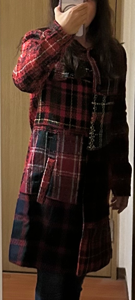 デシグアル Desigual オーバーコート CARACHI （ピンク/レッド