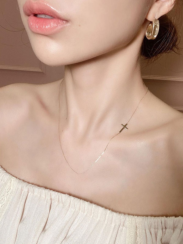 eimy istoire K10 crossed necklace エイミー EIMY ISTOIRE エイミーイストワール eimy istoire K10 crossed