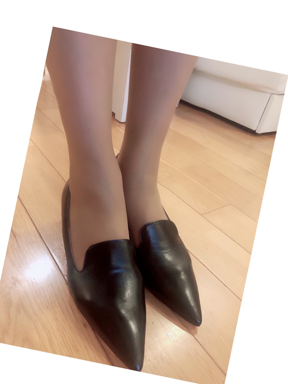 ファビオルスコーニ FABIO RUSCONI ヒールオペラシューズ　ブラック ○ファビオルスコーニ FABIO RUSCONI ヒールオペラシューズ