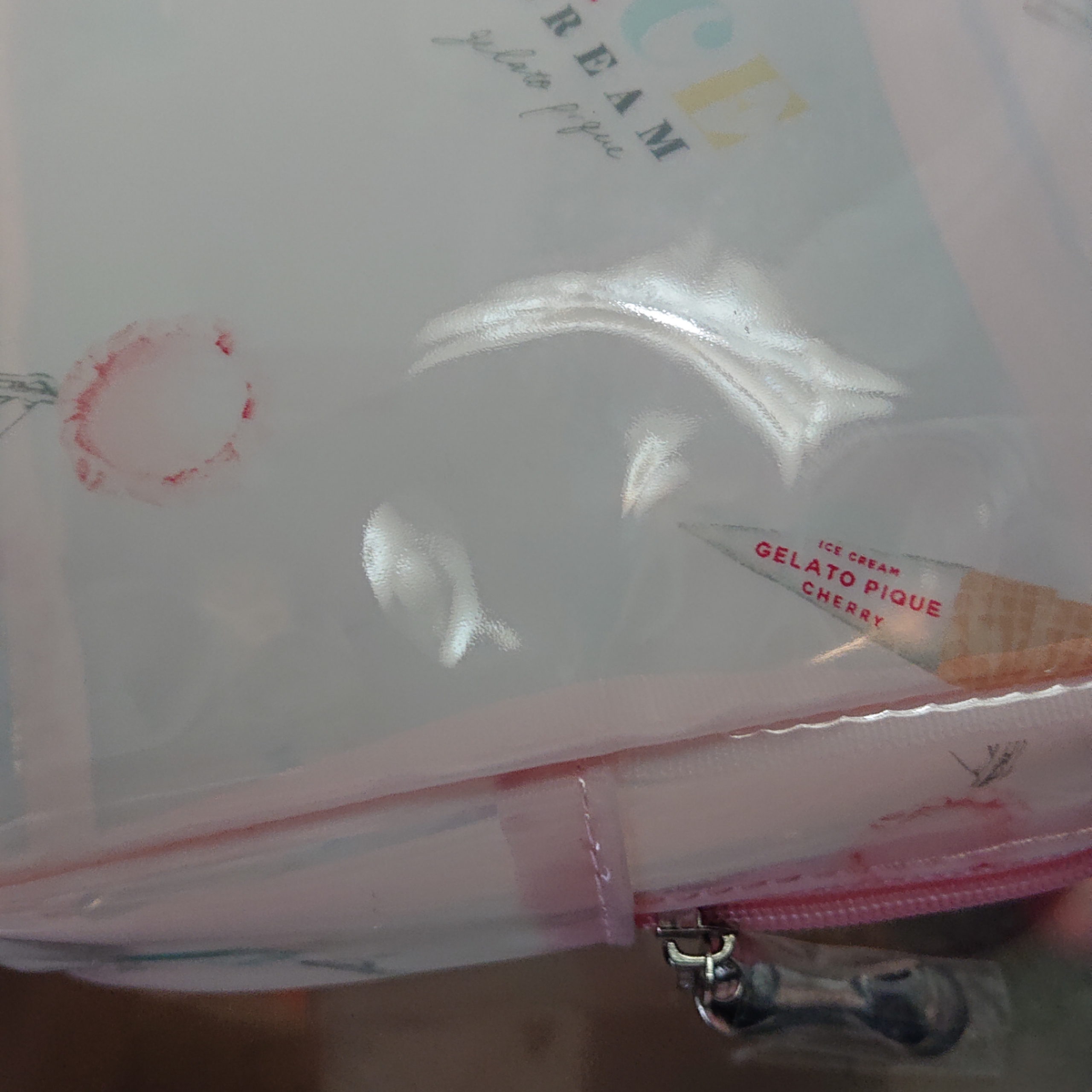 GELATO PIGI ピンク バッグ ミニサイズ　アイスクリームポーチ付 gelato pique ジェラートピケ スポーティーベアミニバッグポーチ