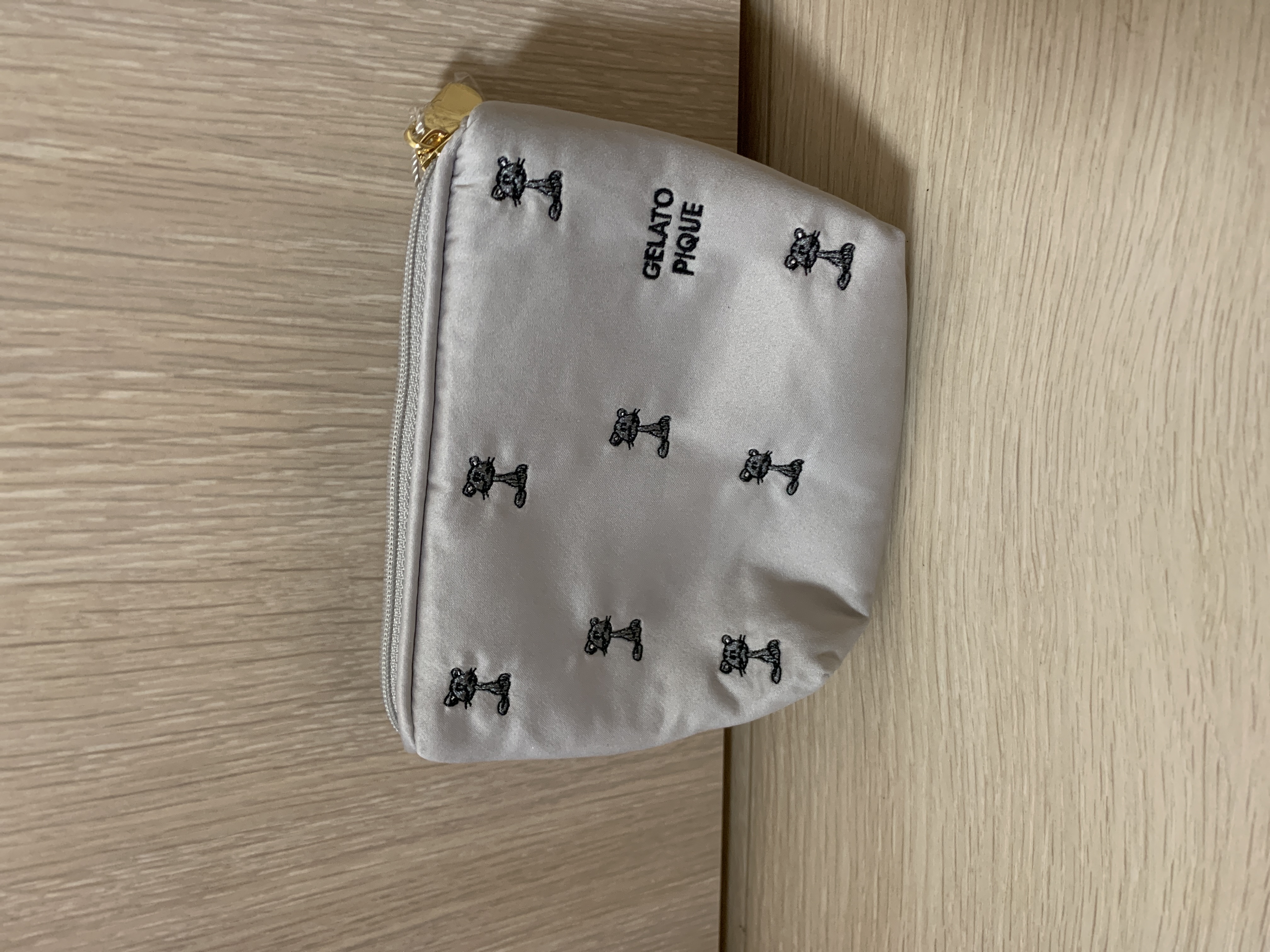 ジェラートピケ gelato pique 【PEANUTS】ティッシュポーチ （グレー