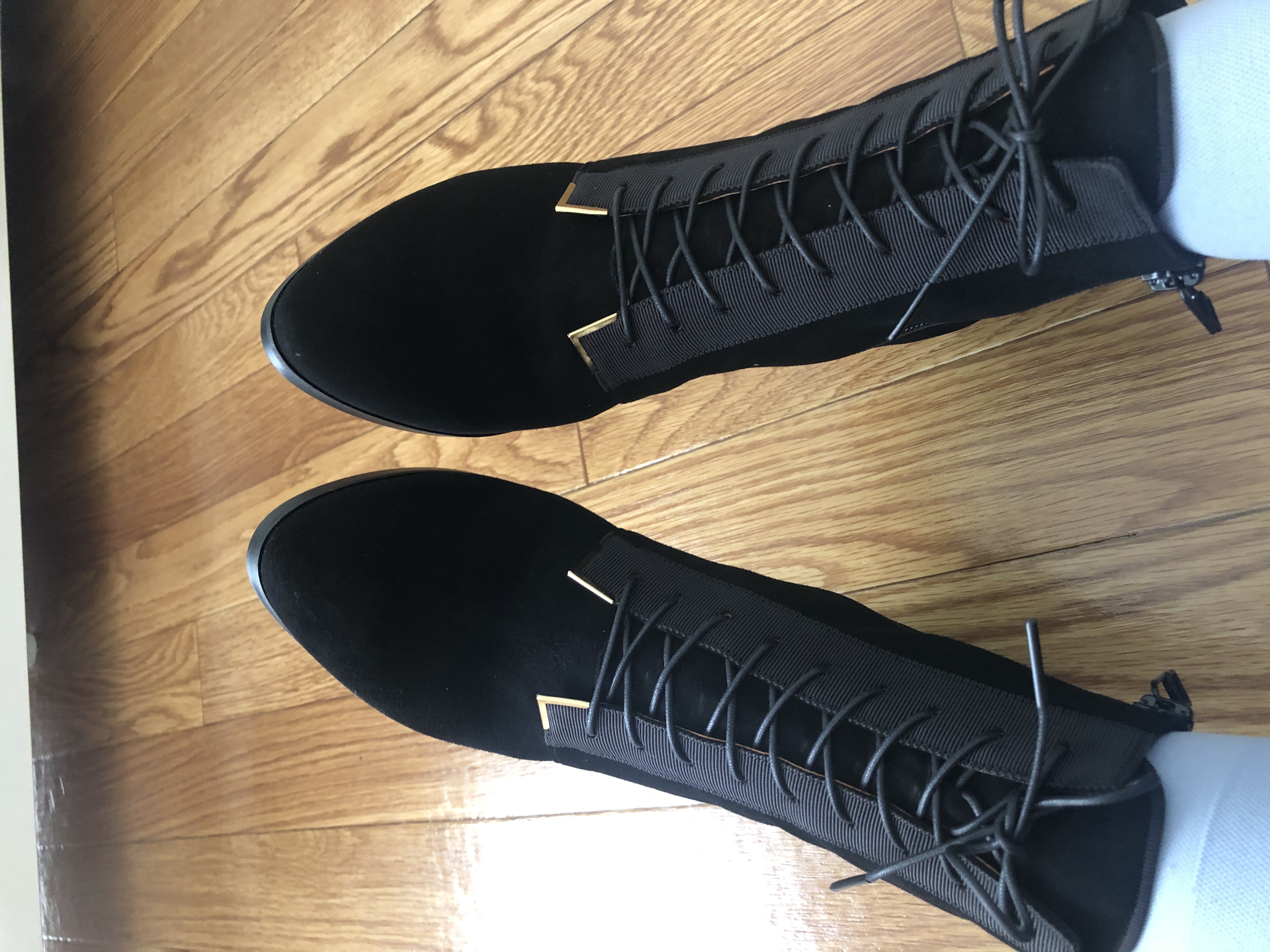 美品 LANVIN en Bleu 23cm ムートン ブーツ リボン ランバン 美品 LANVIN en Bleu 23cm ムートン ブーツ リボン ランバン