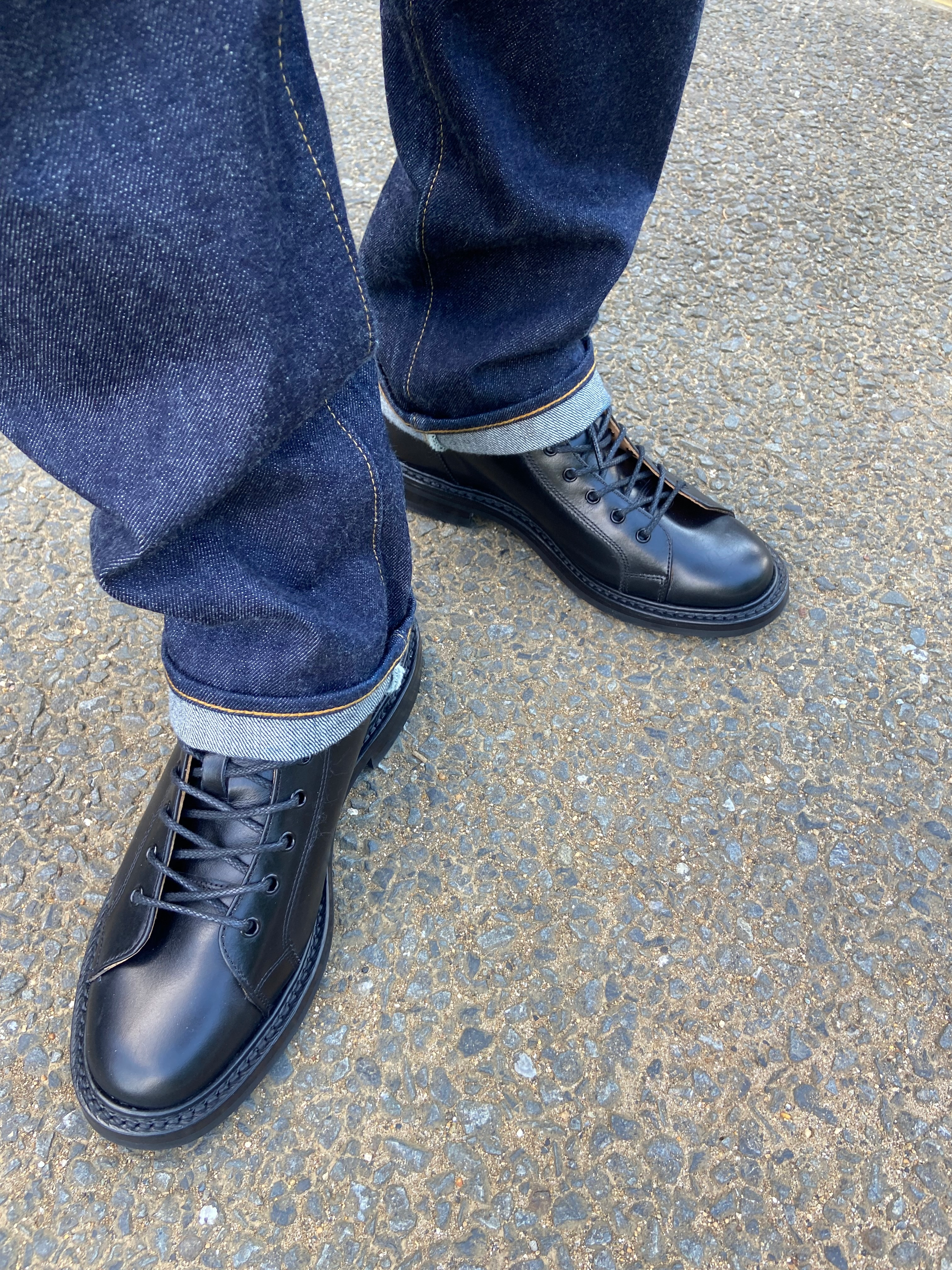 トリッカーズ Tricker's レースアップブーツ ETHAN 6077 （BLACK