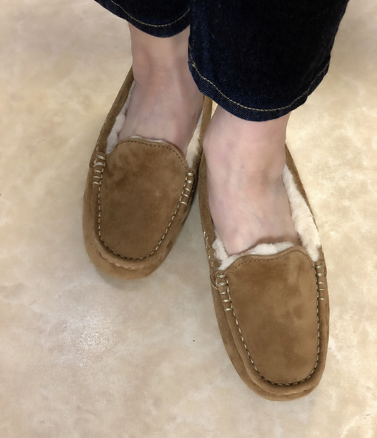 アグ UGG 1106878 アンスレー モカシン （ヒッコリーサンド