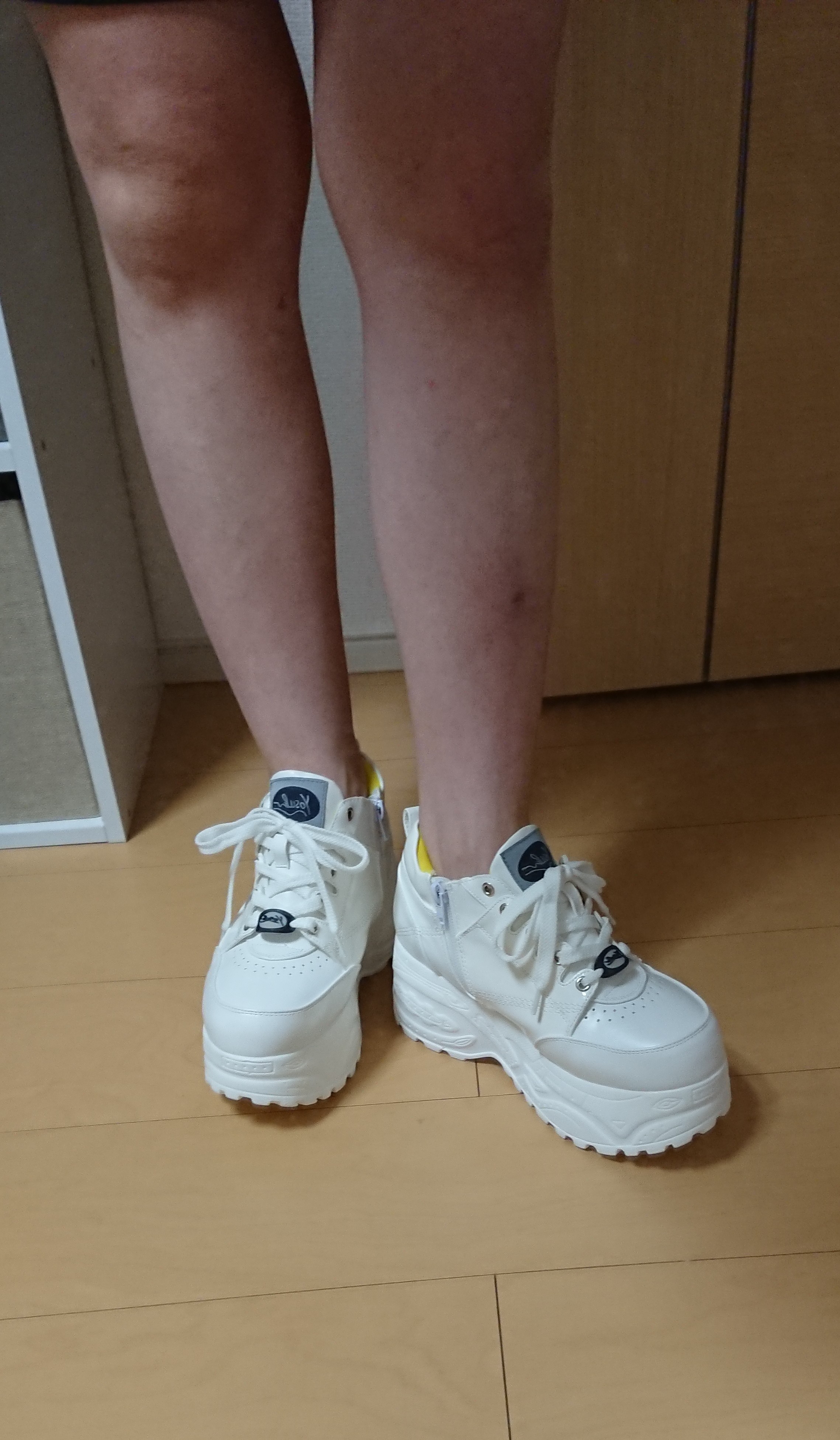 ヨースケ YOSUKE 厚底スニーカー （ホワイトマルチ） -靴 