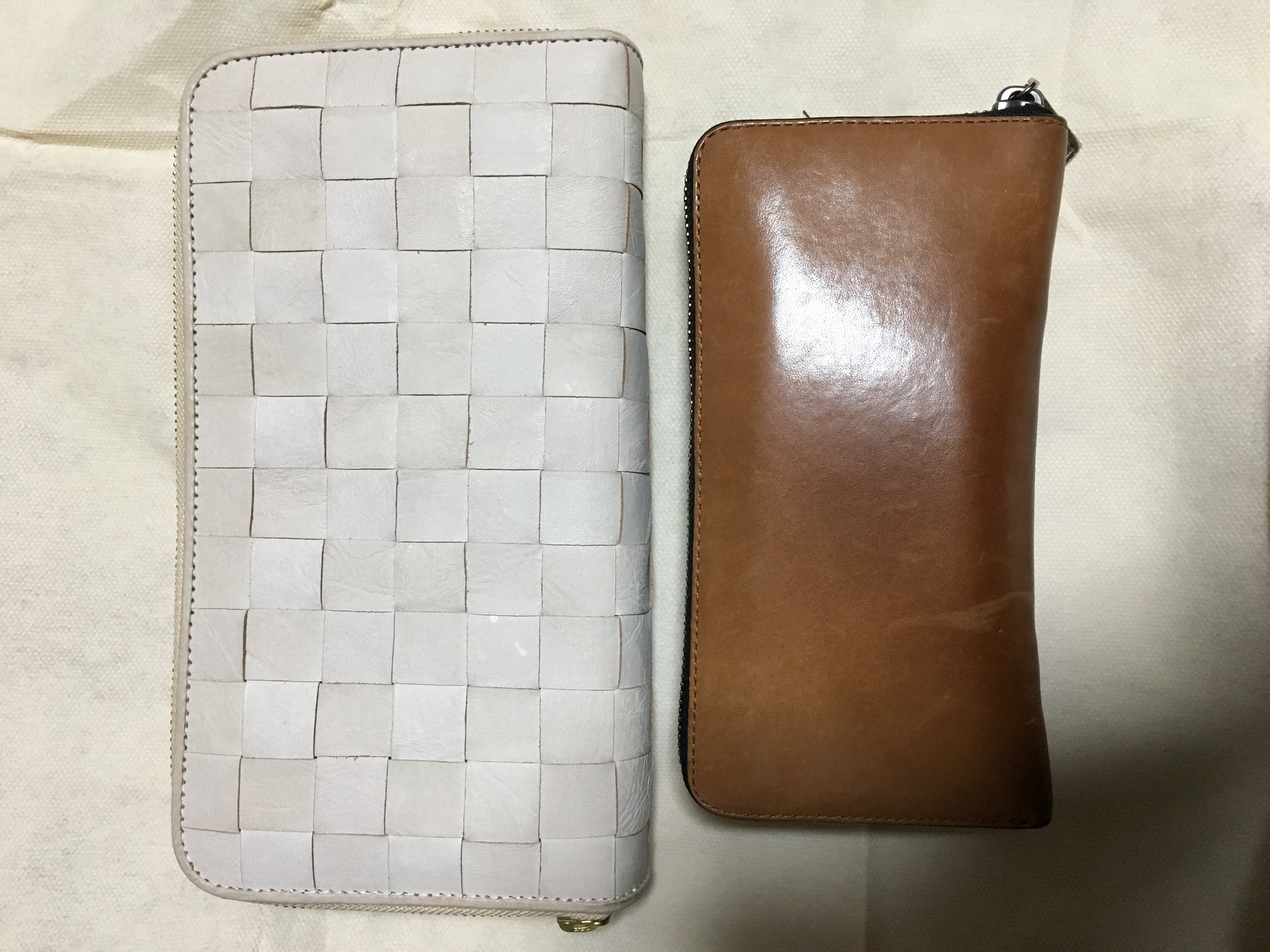 zucchero filato カウレザーホワイトメ ッシュお財布ショルダー zucchero filato カウレザーホワイトメ ッシュお財布ショルダー