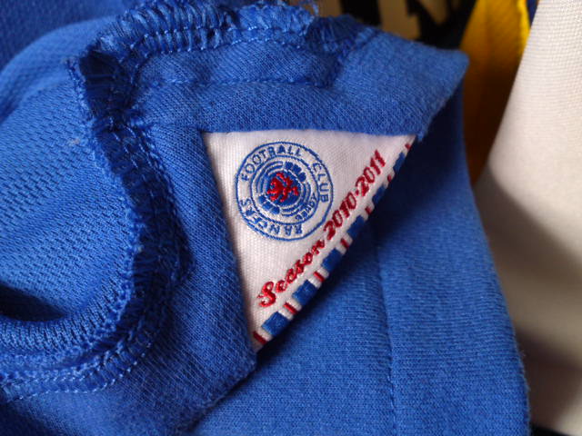 umbro レンジャーズ 10/11 ユニフォーム ホーム半袖 954030 ブルー