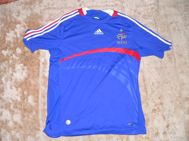 adidas フランス代表 08/09 ユニフォーム ホーム半袖 #11.ナスリ