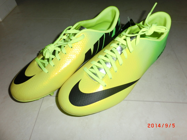 NIKE ナイキ マーキュリアル ビクトリー IV HG V(ライム×オレンジ