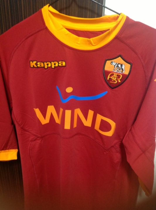 Kappa ASローマ 10/11 ユニフォーム ホーム 半袖 KFMD7B71K DR