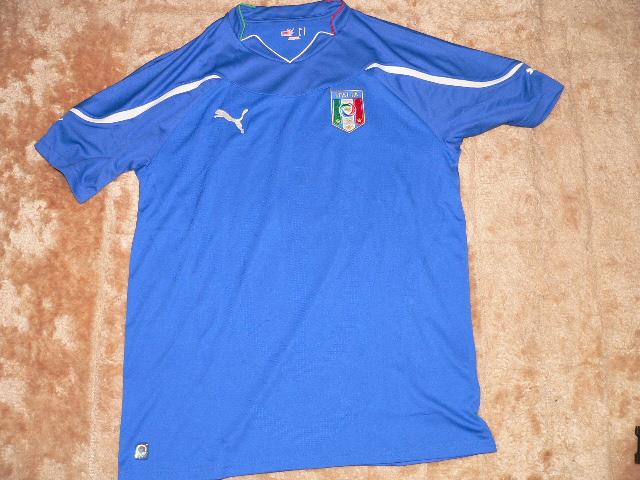 PUMA プーマ サッカー イタリア代表ゲームシャツ 長袖ユニフォーム 2010 PUMA イタリア代表 10/11 ユニフォーム ホーム 半袖