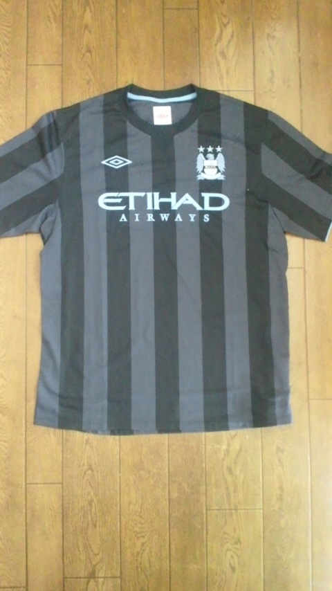 umbro マンチェスターシティ 12/13 UCL ユニフォーム アウェイ 半袖
