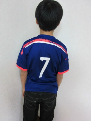 adidas 日本代表 14/15 ユニフォーム ホーム 半袖 ジュニア #9