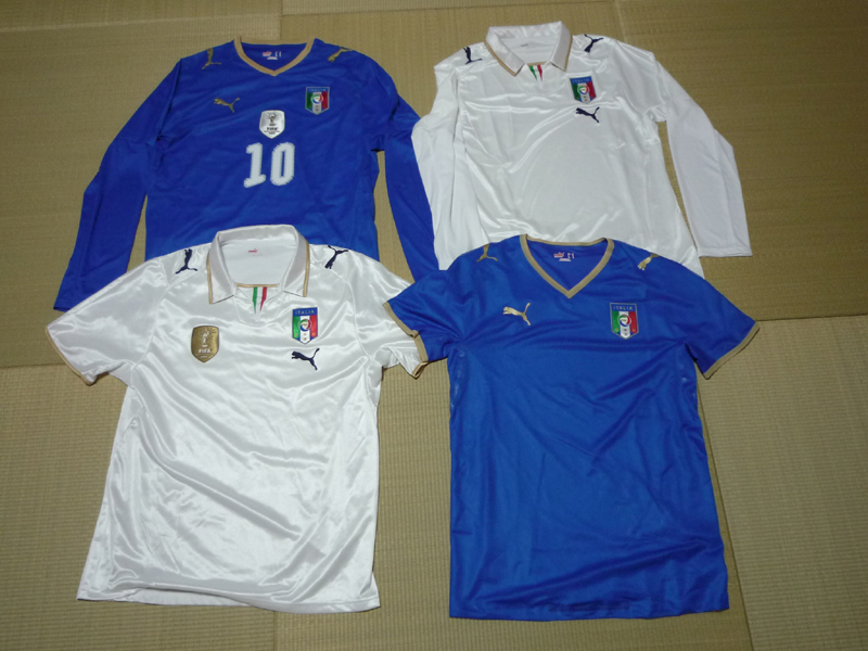 PUMA イタリア代表 08/09 ユニフォーム アウェイ長袖【#W杯