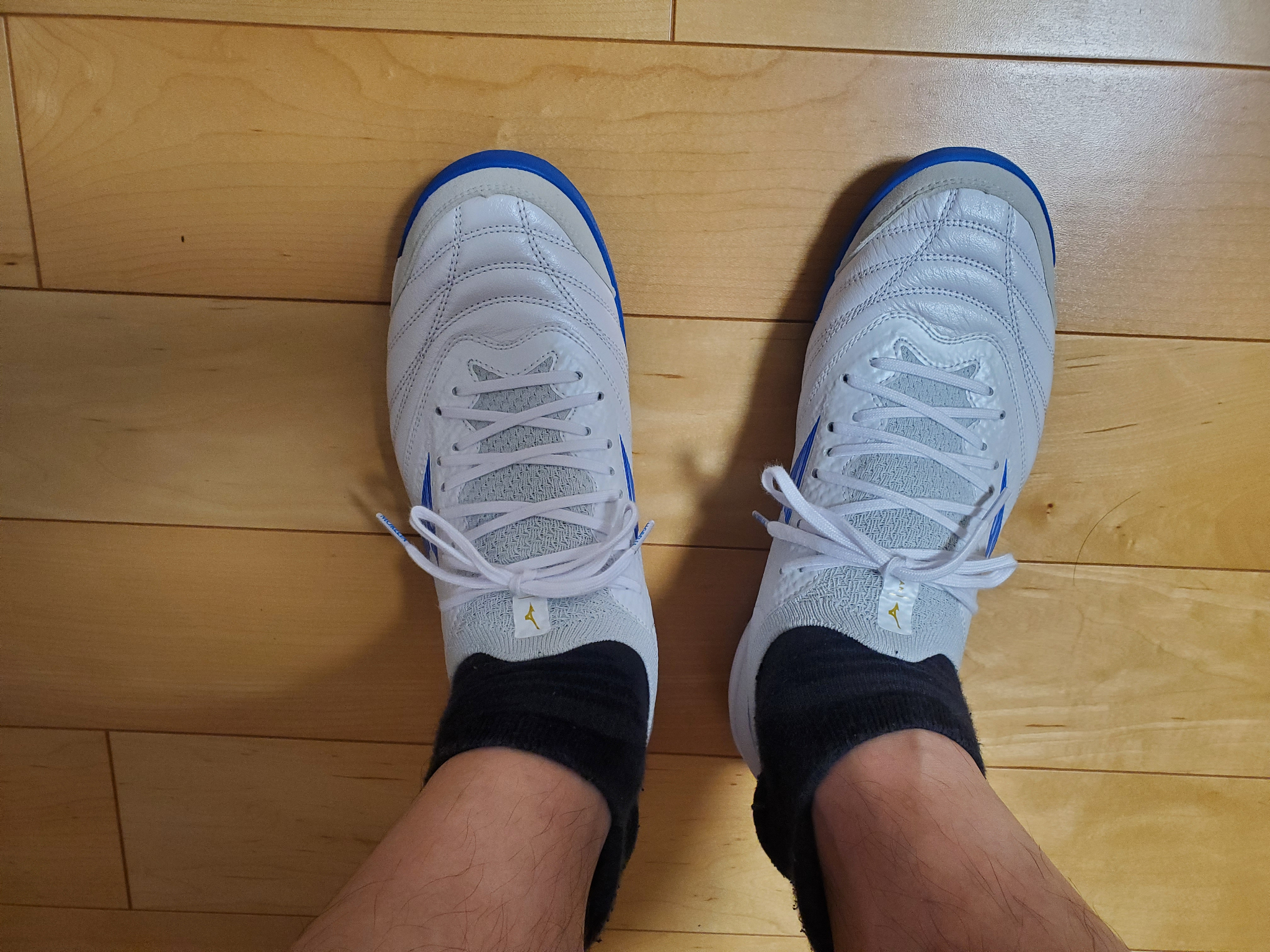 Mizuno Morelia フットサルシューズ ホワイト/ブルー MIZUNO ミズノ モレリア NEO SALA β JAPAN TF(ホワイト×ブルー
