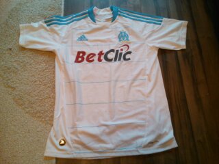 adidas オリンピックマルセイユ 10/11 ユニフォーム ホーム 半袖