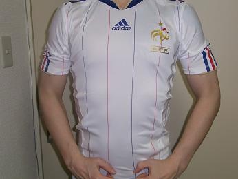 adidas フランス代表 2010 ユニフォーム アウェイ 半袖 選手支給