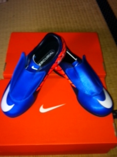 NIKE ナイキ マーキュリアル V TF AF ジュニア(ブルー×オレンジ